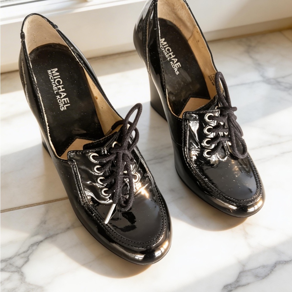 Michael Kors Patent Leather Heels. Size 8.